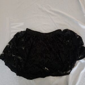Forever 21 Mini Skirt Lacy Look
